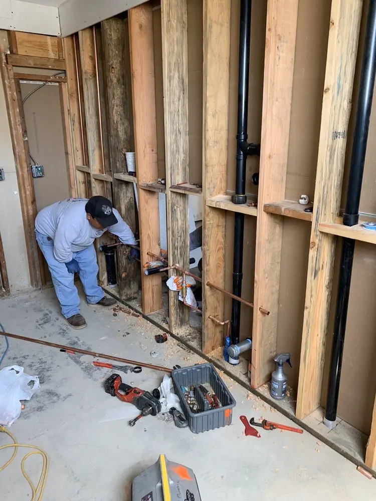 Commercial rough-in plumbing for Water Heater Replacement in Laketon